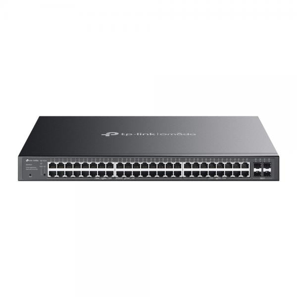 TP-Link - SG2452LP - Omada 52-Port Gigabit Smart Switch with 32-Port PoE+ PORT: 48 Gigabit Ports (32PoE+ and 16 Non-PoE), 4 Gigabit SFP Slots- SPEC: 32 802.3at/af, 230 W PoE Power, 1U 1 [SG2452LP]