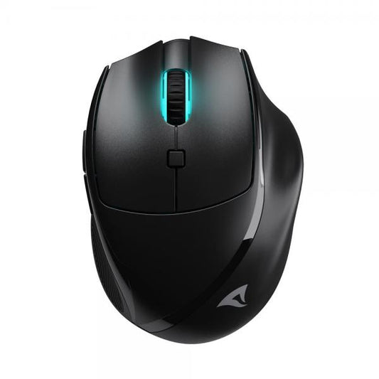 Sharkoon OfficePal M25W mouse Giocare Mano destra RF Wireless + USB Type-C Ottico 4000 DPI [OFFICEPALM25WBLACK]