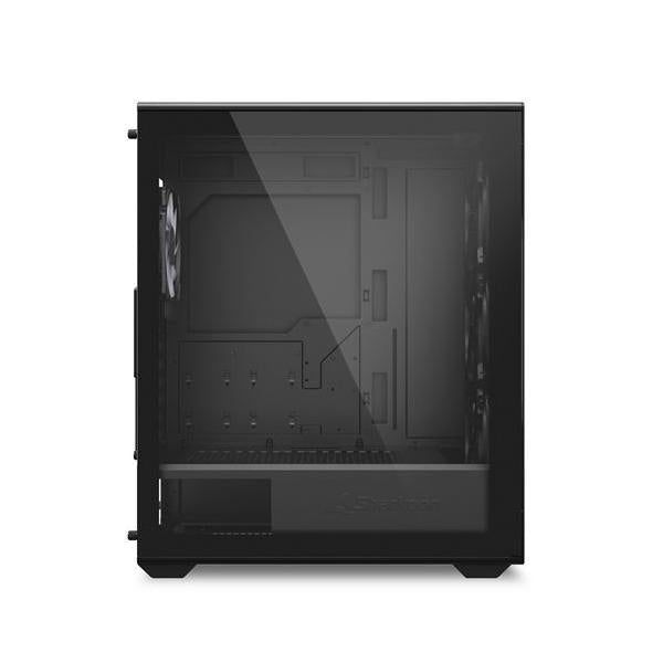 SHARKOON CASE ATX 2X U3, VIDRIO TEMPLADO, 3X 120, 1X VENTILADOR ARGB 120, CONTROLADOR ARGB NEGRO [VK3 RGB] 