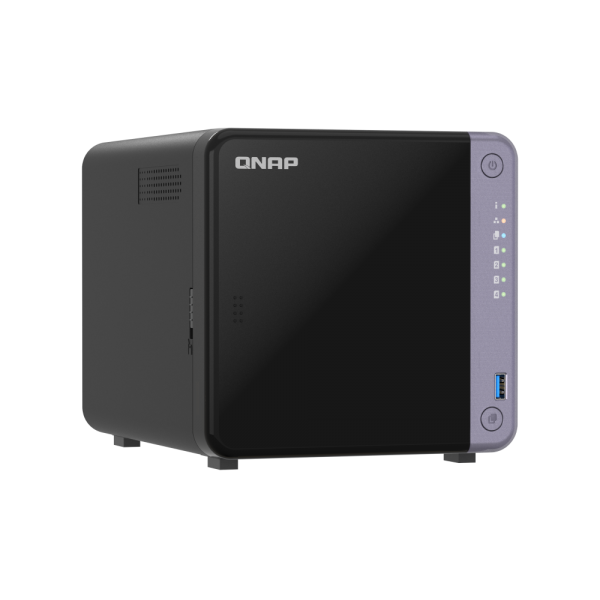 -QNAP NAS - 4-bay 3.5" desktop NAS, AL524 4C 2.0GHz, 4GB DDR4 RAM (max 16GB), 1 x 10GbE SFP+, 2 x 2.5GbE, 1 x PCIe Gen3, 2 x USB 3.2 Gen1 - PROMO FINO AD ESAURIMENTO STOCK TS-432X-4G [TS-432X-4G]