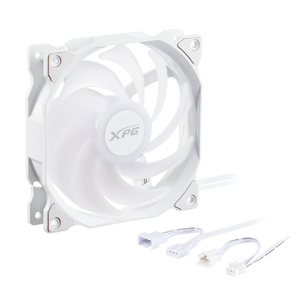 ADATA VENTOLA CASE XPG VENTO R 120 ARGB WHITE (3 PEZZI) 120mm PWM [VENTOR120ARGBPWM3C-W]