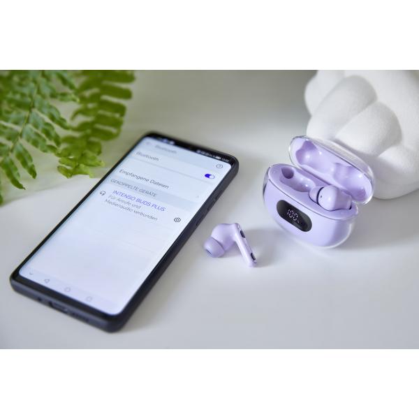 INTENSO BUDS PLUS BLUETOOTH 5.4 ANC/ENC PURPLE [3720313]