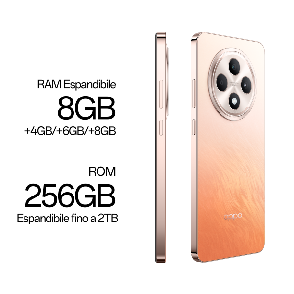 OPPO RENO 12F 6.7 256GB 8GB 4G AMBER ORANGE [OPRENO12F4GO]