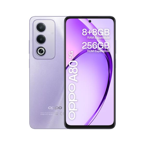 OPPO A80 6.7 256GB 8GB 5G MOONLIGHT PURPLE [OPA80P]