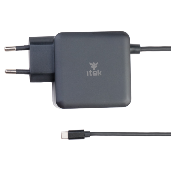 ITEK ALIMENTATORE UNIV. NOTEBOOK 65W USB-C GaN SUPER SLIM [ITNBAWC65]