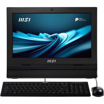 MSI Pro AP162T ADL-005IT PC todo en uno Intel N N100 39,6 cm (15.6") 1920 x 1080 Pixeles Pantalla táctil PC todo en uno 4 GB DDR4-SDRAM 128 GB SSD Windows 11 Pro Wi-Fi 6 (802.11 hacha) Negro [PROAP162TADL-005IT] 