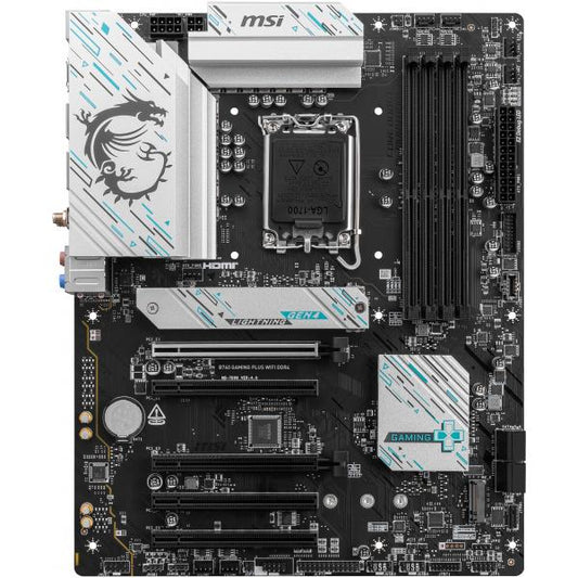 MSI MB B760, B760 GAMING PLUS WIFI DDR4 DDR4,B760,LGA1700,4DDR4,5PCI-EX16,3M.2,4SATA3.0,3USB3.2 GEN2 [B760 GA PL WIFI DDR4]