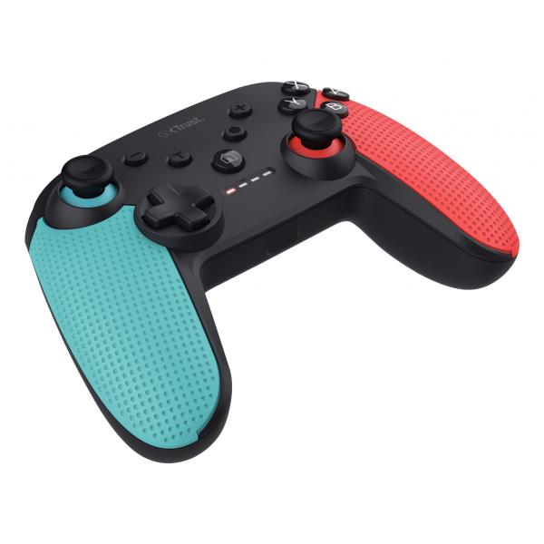 Trust GXT 1246B Muta Negro, Azul, Rojo Gamepad Bluetooth Nintendo Switch, Nintendo Switch Lite [25427]