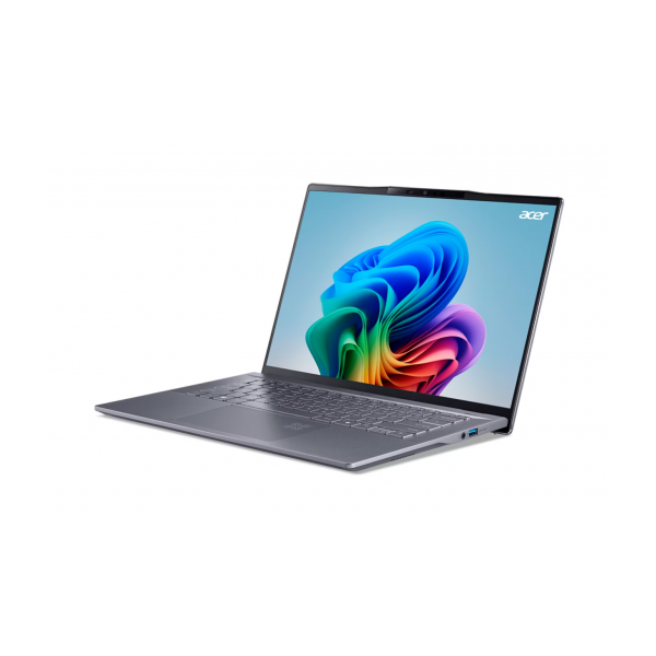 Acer Swift 14 AI SF14-11-X9TF Qualcomm Snapdragon Portátil 36,8 cm (14.5") WQXGA 16 GB LPDDR5x-SDRAM 1 TB SSD Wi-Fi 7 (802.11be) Plata [NX.KZXET.002]