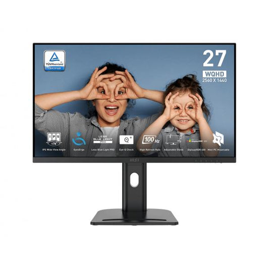 MSI MONITOR 27 LED IPS 16:9 WQHD 4MS 250 CDM, PIVOT, DP/HDMI, MULTIMEDIALE [PRO MP273QP E2]