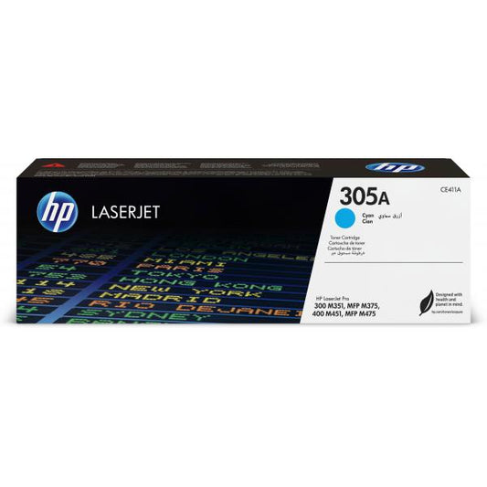 HP Cartuccia Toner originale ciano LaserJet 305A [CE411A]