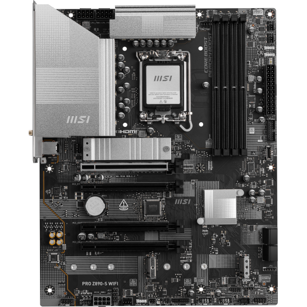 MSI MB PRO Z890-S WIFI, Z890,LGA1851,4DDR5,4PCI-EX16,3M.2,1USB 40G,2USB 20G,8USB 5G, 4USB 2.0 [PRO Z890-S WIFI]