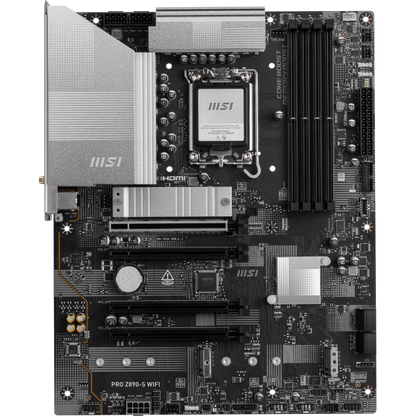 MSI MB PRO Z890-S WIFI, Z890,LGA1851,4DDR5,4PCI-EX16,3M.2,1USB 40G,2USB 20G,8USB 5G, 4USB 2.0 [PRO Z890-S WIFI]