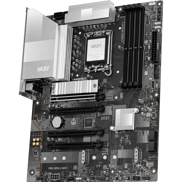 MSI MB PRO Z890-S WIFI, Z890,LGA1851,4DDR5,4PCI-EX16,3M.2,1USB 40G,2USB 20G,8USB 5G, 4USB 2.0 [PRO Z890-S WIFI]