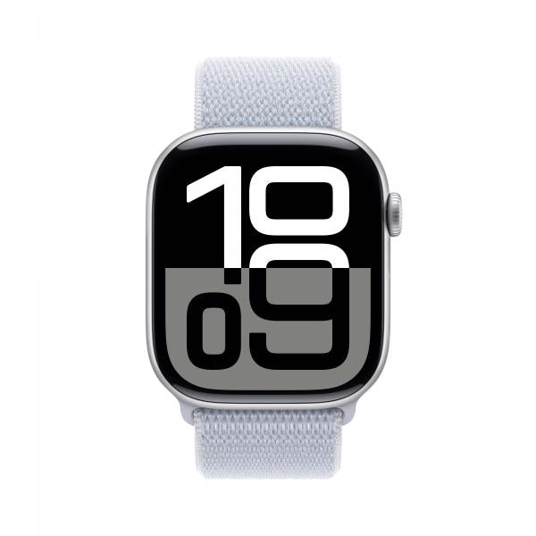 APPLE WATCH SERIES 10 GPS 46MM CAJA DE ALUMINIO PLATA CON LOOP SPORT NUBE AZUL [MWWN3QL/A]