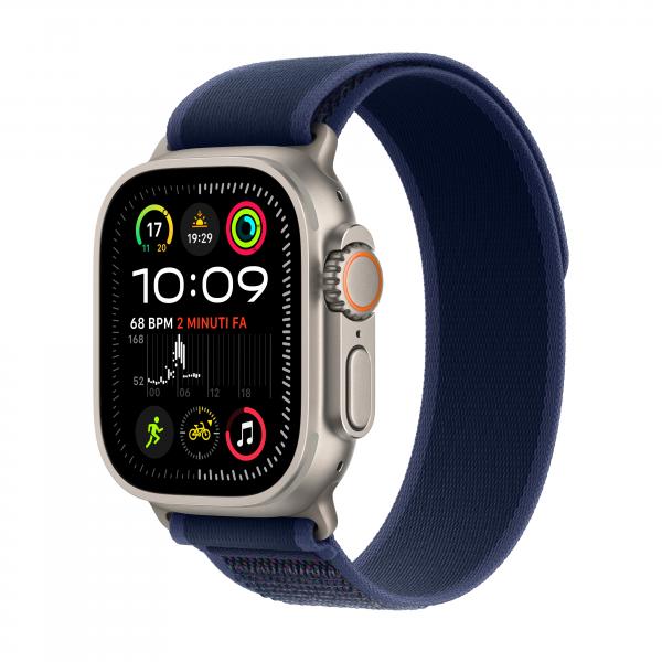 APPLE WATCH ULTRA 2 GPS + CELLULAR 49MM NATURAL TITANIUM CASE WITH BLUE TRAIL LOOP - S/M [MX4J3TY/A]