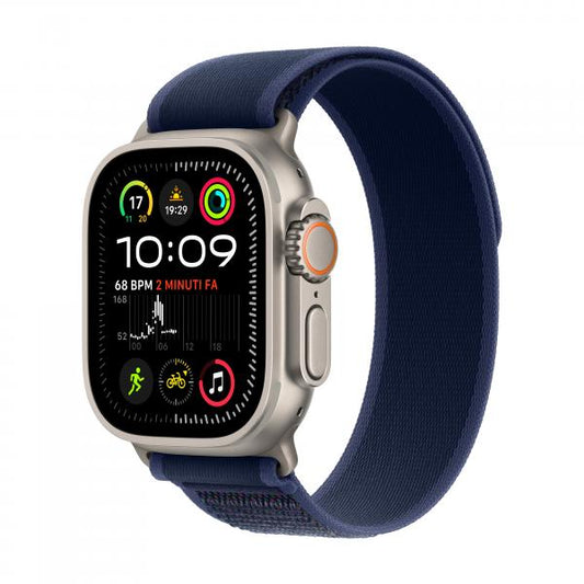 APPLE WATCH ULTRA 2 GPS + CELLULAR 49MM NATURAL TITANIUM CASE WITH BLUE TRAIL LOOP - S/M [MX4J3TY/A]