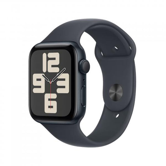 APPLE WATCH SE GPS 44MM MIDNIGHT ALUMINIUM CASE WITH MIDNIGHT SPORT BAND - S/M [MXEJ3QL/A]