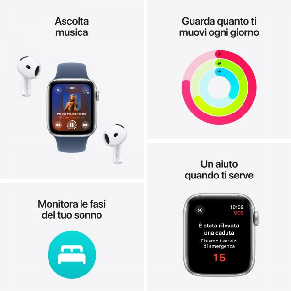 APPLE WATCH SE GPS 40MM CAJA DE ALUMINIO STARLIGHT CON LOOP SPORT VERDE [MXEH3QL/A]