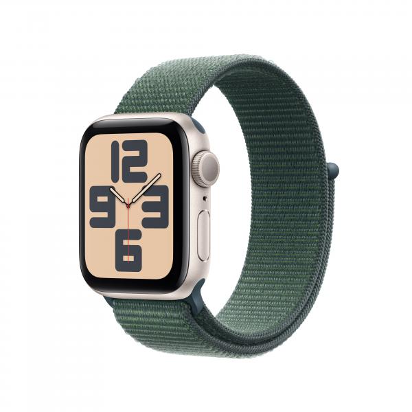 APPLE WATCH SE GPS 40MM CAJA DE ALUMINIO STARLIGHT CON LOOP SPORT VERDE [MXEH3QL/A]