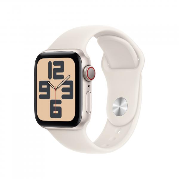 Apple Watch SE GPS + Cellular 40mm Cassa Alluminio Galassia con Galassia Sport Band - M/L [MXGK3QL/A]