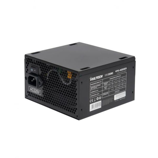 Vultech VPS-A650ER fuente de alimentación para computadora 650 W 24-pin ATX ATX Negro [VPS-A650ER]