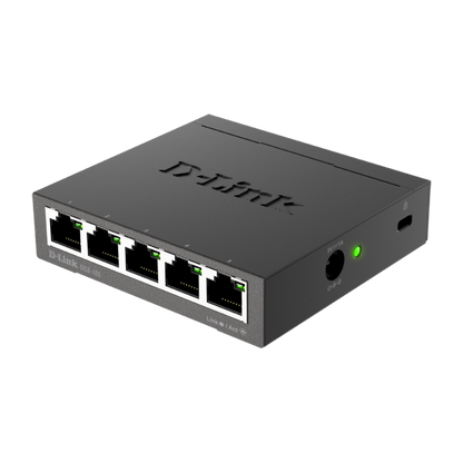 D-Link DGS-105 Non gestito L2 Gigabit Ethernet (10/100/1000) Nero [DGS-105]