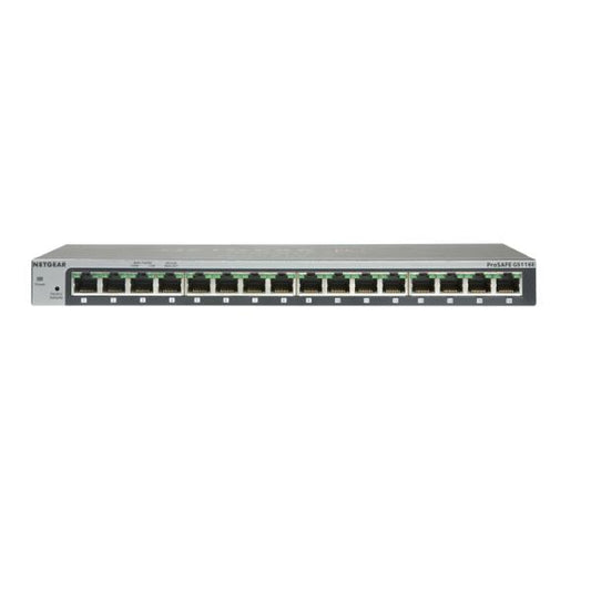 NETGEAR GS116 Non gestito Gigabit Ethernet (10/100/1000) Grigio [GS116GE]