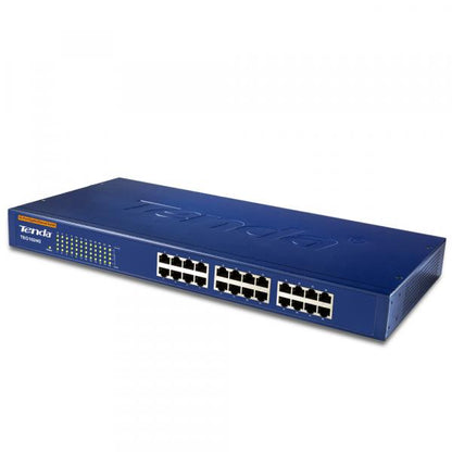 TENDA SWITCH 24 PORTE GIGABIT 10/100/1000, CAPACITA SWITCHING 48GBPS, PROTEZIONE FULMINI 6KV [TEG1024G]