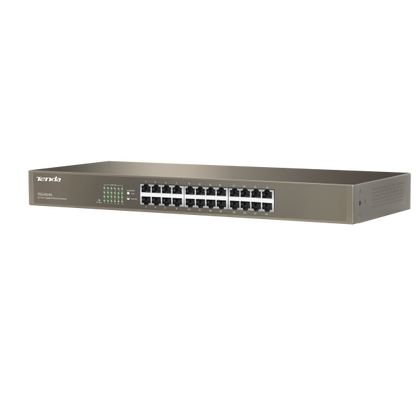 TENDA SWITCH 24 PORTE GIGABIT 10/100/1000, CAPACITA SWITCHING 48GBPS, PROTEZIONE FULMINI 6KV [TEG1024G]