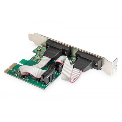 Digitus Serial I/O RS232 PCIexpress Add-On card 2-port - incl. low profile - chipset:ASIX99100 [DS-30000-1]