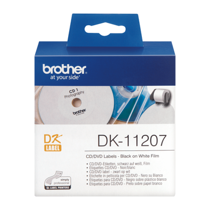 Brother DK-11207 nastro per etichettatrice Nero su bianco [DK11207]