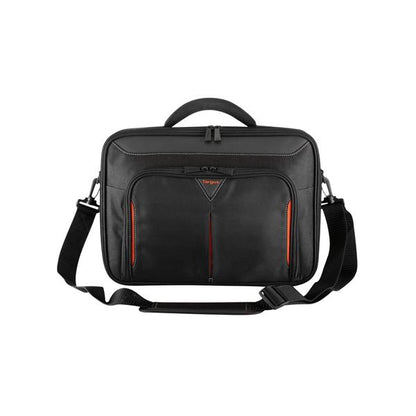 Targus 15 - 15.6 inch Classic+ Clamshell Laptop Bag - Black/Red [CN415EU]