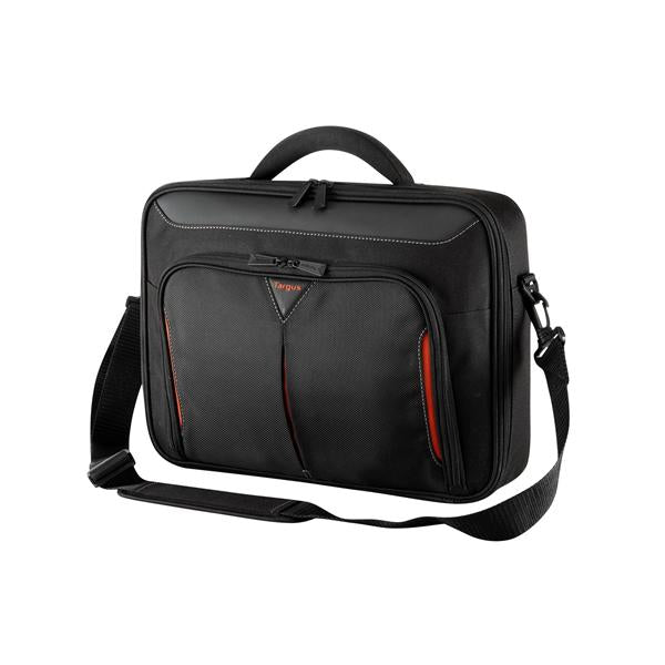 Targus 15 - 15.6 inch Classic+ Clamshell Laptop Bag - Black/Red [CN415EU]