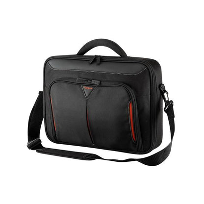 Targus 15 - 15.6 inch Classic+ Clamshell Laptop Bag - Black/Red [CN415EU]