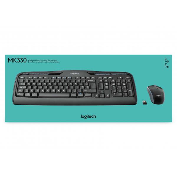 Logitech MK330 Wireless Keyboard and Mouse Combo - QWERTY US [920-003989]