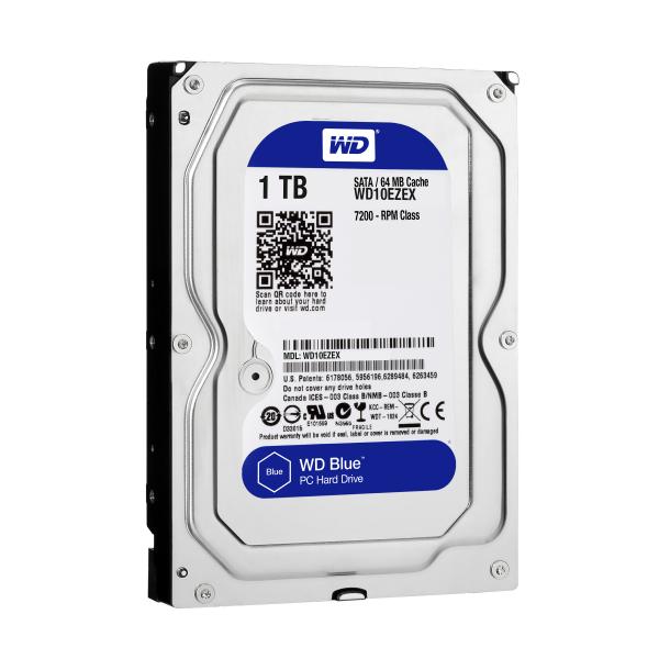 WESTERN DIGITAL HDD BLUE 1TB 3.5 7200RPM SATA 6GB/S BUFFER 64MB [WD10EZEX_TEO]