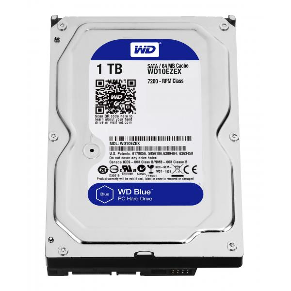 WESTERN DIGITAL HDD BLUE 1TB 3,5 7200RPM SATA 6GB/S BUFFER 64MB [WD10EZEX_TEO]