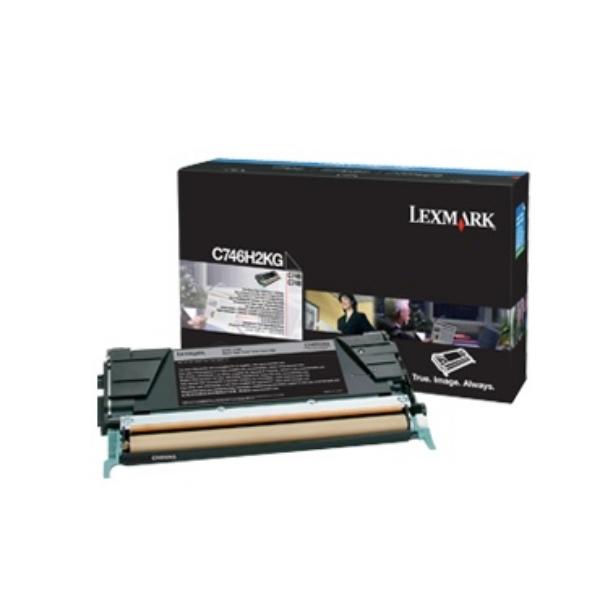 Lexmark C746H3KG cartucho de toner 1ud Original Negro [C746H3KG] 