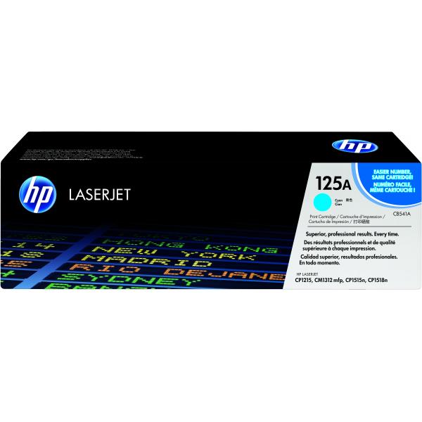 HP Cartuccia Toner originale ciano LaserJet 125A [CB541A]