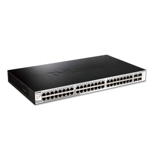 D-LINK SWITCH 48 PORTE GIGABIT + 4 PORTE SFP SMART+ [DGS-1210-52]