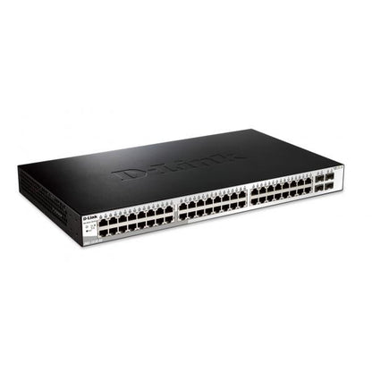 D-Link DGS-1210-52 switch di rete Gestito L2 Gigabit Ethernet (10/100/1000) 1U Nero [DGS-1210-52]
