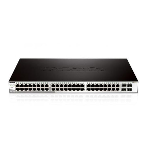 D-LINK SWITCH 48 PORTE GIGABIT + 4 PORTE SFP SMART+ [DGS-1210-52]