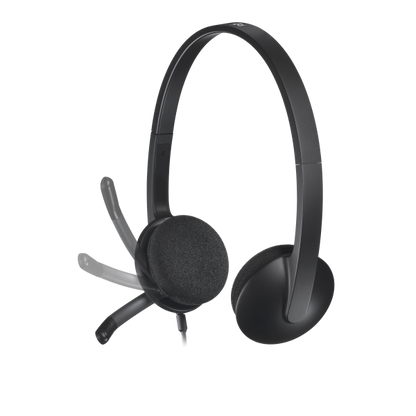 Logitech H340 Auriculares supraaurales con cable Office USB tipo A Negro [981-000475]