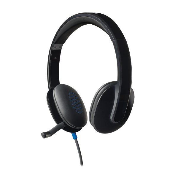 Logitech H540 Auriculares supraaurales con cable USB de oficina tipo A Negro [981-000480]