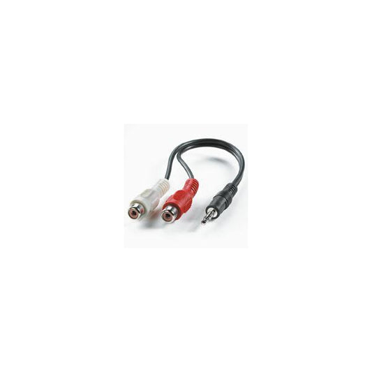 VALUE CAVO STEREO JACK 3.5MM (M) - CINCH (2X M), 0.2M [11.99.4340]