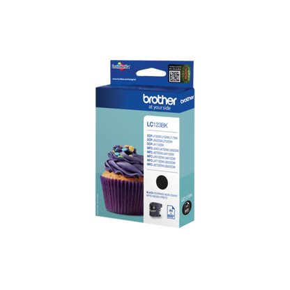 BROTHER CART INK NERO PER MFC-J4410/J4510/J4610/J4710 [LC123BK]