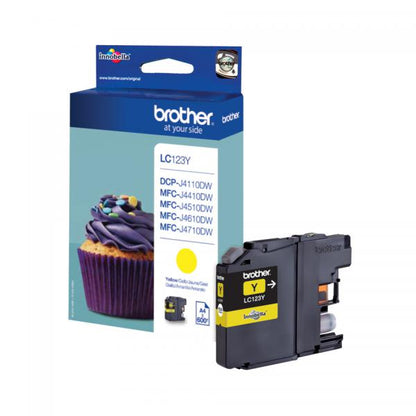 BROTHER CART INK GIALLO PER MFC-J4410/J4510/J4610/J4710 [LC123Y]