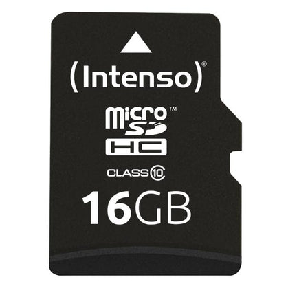 INTENSO MICRO SDHC 16GB CLASSE 10 + ADATTATORE SD [3413470]