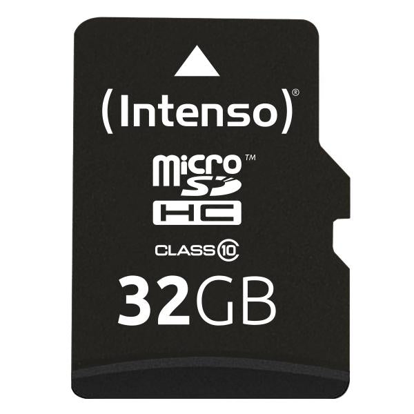 INTENSO MICRO SDHC 32GB CLASSE 10 + ADATTATORE SD [3413480]